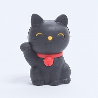 イワコー 消しゴム　招き猫 ブラック ER-BDOU072 1個（ご注文単位10個）【直送品】