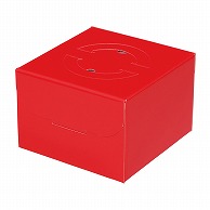 【直送品】 和気 デコ箱　カラーデコ赤　HP130 5号 2－115－70 100枚/箱（ご注文単位1箱）