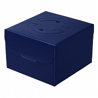 【直送品】 和気 デコ箱　カラーデコ紺　HP130 6号 2－116－73 100枚/箱（ご注文単位1箱）
