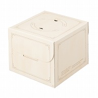 和気 デコ箱　クルルクリーム　HP150 6号 2－126－18 100枚/箱（ご注文単位1箱）【直送品】