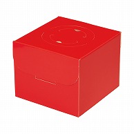 和気 デコ箱　カラーデコ赤　HP150 4号 2－114－71 100枚/箱（ご注文単位1箱）【直送品】