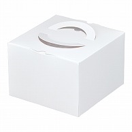 【直送品】 和気 デコ箱　バースデーデコ　ホワイト　HP130 6号 2－601－02 100枚/箱（ご注文単位1箱）