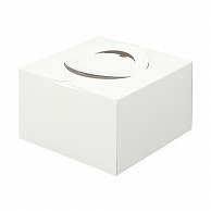 >【直送品】 和気 デコ箱　バースデーデコ　ホワイト　H115 4号 2－600－50 200枚/箱（ご注文単位1箱）