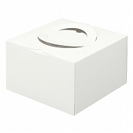【直送品】 和気 デコ箱　バースデーデコ　ホワイト　H120 6号 2－600－52 100枚/箱（ご注文単位1箱）