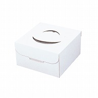 【直送品】 和気 デコ箱　手提ホワイト　H115 4号 2－040－30 100枚/箱（ご注文単位1箱）