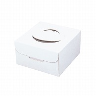 【直送品】 和気 デコ箱　手提ホワイト　H115 4．5号 2－045－30 100枚/箱（ご注文単位1箱）