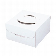 【直送品】 和気 デコ箱　手提ホワイト　H120 6号 2－006－30 100枚/箱（ご注文単位1箱）
