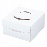 【直送品】 和気 デコ箱　手提ホワイト　H140 8号 2－008－30 50枚/箱（ご注文単位1箱）
