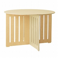 ストア・エキスプレス 木製簡易テーブル　円形タイプ 大 61－806－24－2 1台（ご注文単位1台）【直送品】