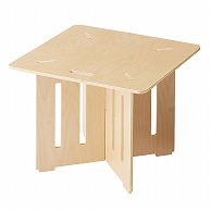 【直送品】ストア・エキスプレス 木製簡易テーブル　正方形タイプ 小 61－778－14－1 1台（ご注文単位1台）