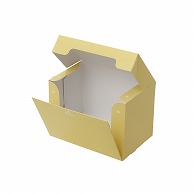 テイクアウトボックス　PC－color クリーム　1号 1－110－31　50枚/包（ご注文単位6包）【直送品】