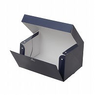 テイクアウトボックス　PC－color ブルー　3号 1－110－78　50枚/包（ご注文単位4包）【直送品】