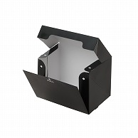 テイクアウトボックス　PC－color ブラック　1号 1－110－51　50枚/包（ご注文単位6包）【直送品】