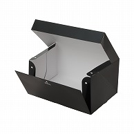 テイクアウトボックス　PC－color ブラック　3号 1－110－53　50枚/包（ご注文単位4包）【直送品】