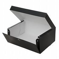 テイクアウトボックス　PC－color ブラック　5号 1－110－55　50枚/包（ご注文単位2包）【直送品】