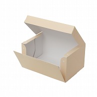 【直送品】 テイクアウトボックス　PC－color カスタード　3号 1－111－00　50枚/包（ご注文単位4包）