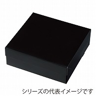 【直送品】 テイクアウトボックス　PC－カラー　65 ブラック　4号 1－032－38　50枚/包（ご注文単位4包）