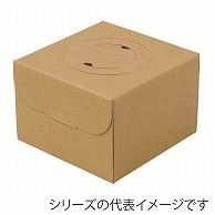 【直送品】 デコ箱　キャメル　HP130 4号 2－124－22　100枚/袋（ご注文単位1袋）