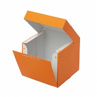 >【直送品】 PCデコ箱　オレンジ 44号 2－600－81　100枚/袋（ご注文単位1袋）