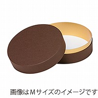 >【直送品】 洋菓子箱　サークルコンビAギフトケース L　マロン 1411　1個（ご注文単位50個）
