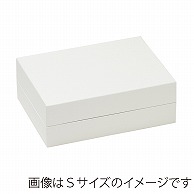 洋菓子箱　ヒンジギフトケース　L ホワイト 1073　1個（ご注文単位30個）【直送品】