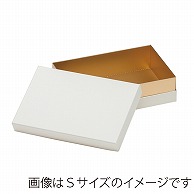 >【直送品】 洋菓子箱　ベーシックコンビAギフトケース L　ホワイト 1054　1個（ご注文単位30個）