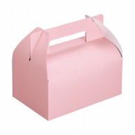 【直送品】 ヤマニパッケージ 洋菓子箱　キャリーピンク ＃8 20－105 50枚/パック（ご注文単位6パック）