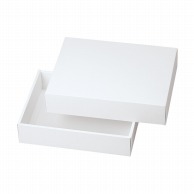 ヤマニパッケージ 洋菓子箱　スノーホワイト 大 20－255 100セット/箱（ご注文単位1箱）【直送品】