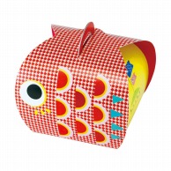 【直送品】 ヤマニパッケージ バルーンBOX 端午の節句　赤 20－721R 100セット/包（ご注文単位1包）
