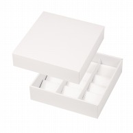 【直送品】 ヤマニパッケージ 洋菓子箱　グロスホワイトBOX　65 15ヶ 20－1963 50セット/箱（ご注文単位1箱）
