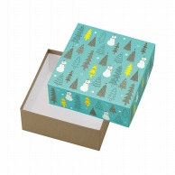 ヤマニパッケージ 貼箱 スノーマンの森 20－2319 30個/箱（ご注文単位1箱）【直送品】
