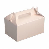 【直送品】 ヤマニパッケージ ケーキ箱　ショートピンク ＃6 DE－59 50枚/束（ご注文単位10束）
