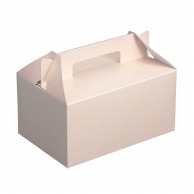 【直送品】 ヤマニパッケージ ケーキ箱　ショートピンク ＃8 DE－61 50枚/束（ご注文単位6束）