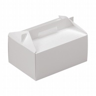 ヤマニパッケージ ケーキ箱　エコキャリー組立 ＃5 DE－75 50枚/包（ご注文単位6包）【直送品】