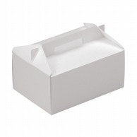 【直送品】 ヤマニパッケージ ケーキ箱　エコキャリー組立 ＃7 DE－77 50枚/包（ご注文単位4包）