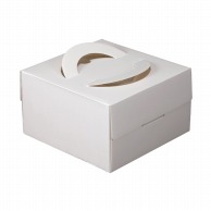 【直送品】 ヤマニパッケージ ケーキ箱　エコデコ 4号　CLトレー付 DE－82B 200セット/箱（ご注文単位1箱）