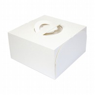 【直送品】 ヤマニパッケージ ケーキ箱　エコデコ150F 8号　不織布ポケット付・トレーなし DE－85F 10枚/包（ご注文単位5包）