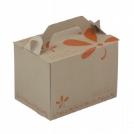 ヤマニパッケージ ケーキ箱　サイドオープンキャリー　シトロン ＃5 DE－255 50枚/パック（ご注文単位6パック）【直送品】