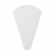 スナック三角袋 白無地 H－22－1 50枚/束（ご注文単位40束）【直送品】