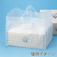 手提ポリ袋　モストワールドバッグ2  L－1002 10枚/袋（ご注文単位10袋）【直送品】