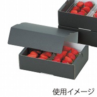 サービス箱　イチゴ2Pセット 黒 L－2096 50枚/束（ご注文単位4束）【直送品】