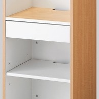 ストア・エキスプレス 木製レジ台用　中間棚 ホワイト 61－798－30－1 1枚（ご注文単位1枚）【直送品】