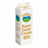 【直送品】 ＜冷蔵＞中沢乳業　スーパーフレッシュクリーム 43％　1000ml 26427 1本※軽（ご注文単位1本）