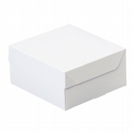 >【直送品】cotta ケーキ箱　ロックBOX　80 160角 76403　プレス 50枚/束（ご注文単位1束）