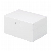 【直送品】cotta ケーキ箱　ロックBOX　105 5×7 76418　ホワイト 25枚/束（ご注文単位1束）