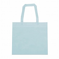 ㈱三和 不織布　手提バッグ  SW3835－4　ライトブルー 50枚/袋（ご注文単位1袋）【直送品】