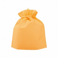 【直送品】㈱三和 不織布　巾着  SW2528－18　パステルオレンジ 50枚/袋（ご注文単位1袋）