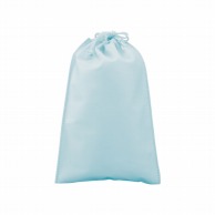 【直送品】㈱三和 不織布　巾着 小 SW1726014－4　ライトブルー 200枚/袋（ご注文単位1袋）