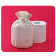 ㈱三和 不織布　トイレットペーパー袋  TPB－1－OW　アイボリー 50枚/袋（ご注文単位1袋）【直送品】