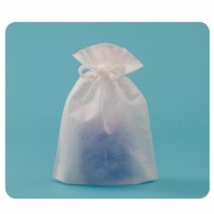 【直送品】㈱三和 不織布　小物入れ袋  SW152130－1　白 100枚/袋（ご注文単位1袋）